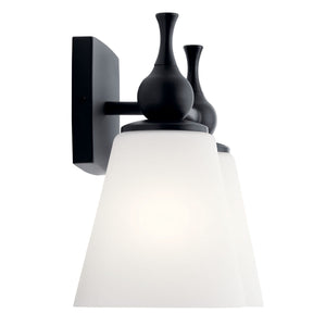 Kichler - 55091BK - Two Light Bath - Cosabella - Black