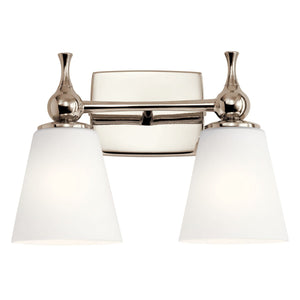 Kichler - 55091PN - Two Light Bath - Cosabella - Polished Nickel