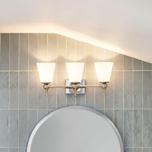 Kichler - 55092PN - Three Light Bath - Cosabella - Polished Nickel