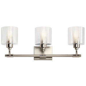 Kichler - 55107SN - Three Light Bath - Harvan - Satin Nickel