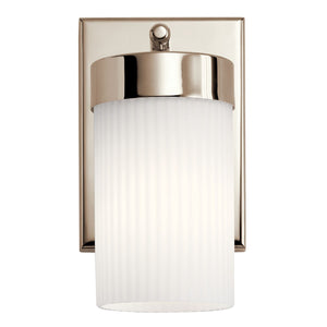 Kichler - 55110PN - One Light Wall Sconce - Ciona - Polished Nickel