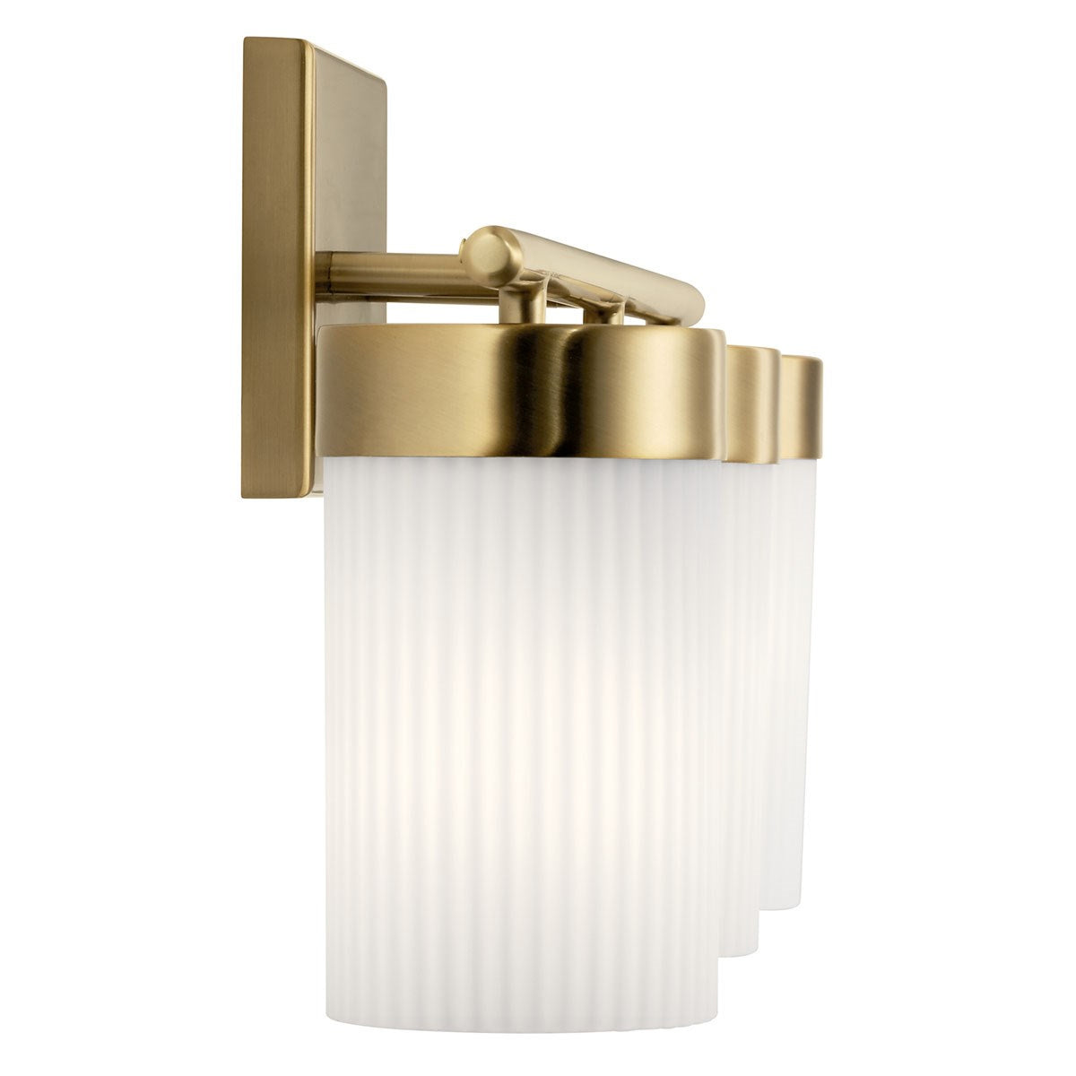 Kichler - 55112BNB - Three Light Bath - Ciona - Brushed Natural Brass