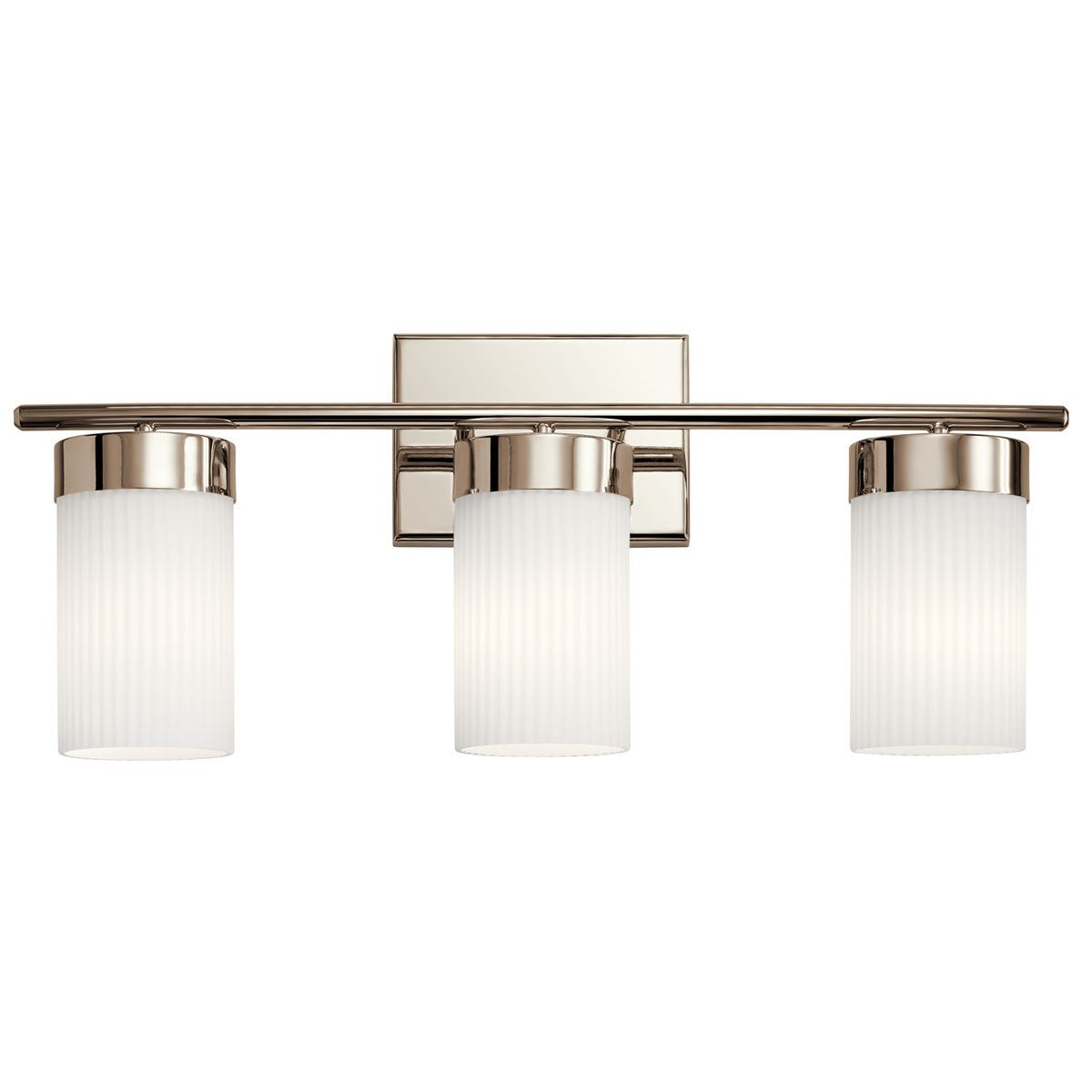 Kichler - 55112PN - Three Light Bath - Ciona - Polished Nickel