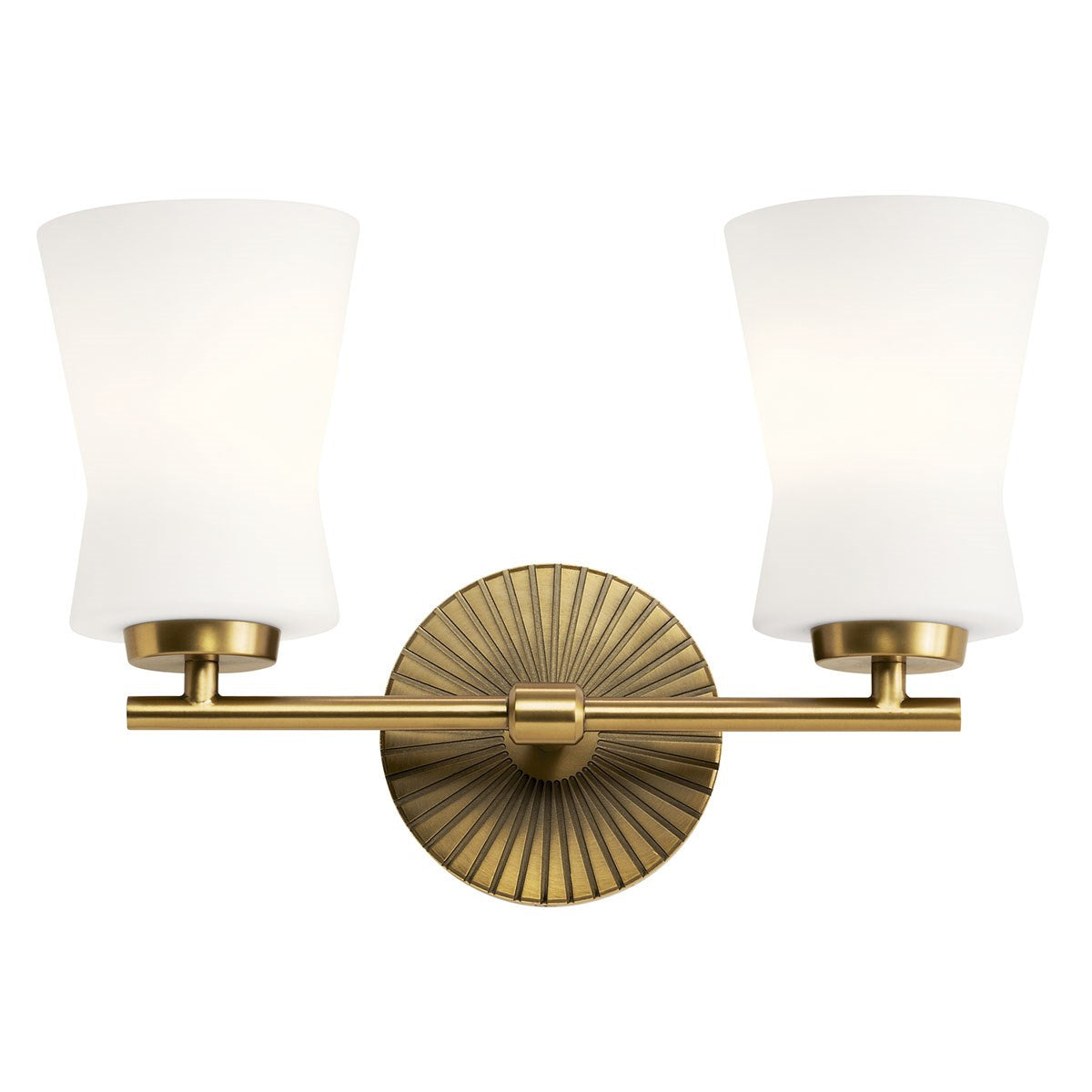 Kichler - 55116BNB - Two Light Bath - Brianne - Brushed Natural Brass