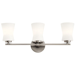 Kichler - 55117CLP - Three Light Bath - Brianne - Classic Pewter