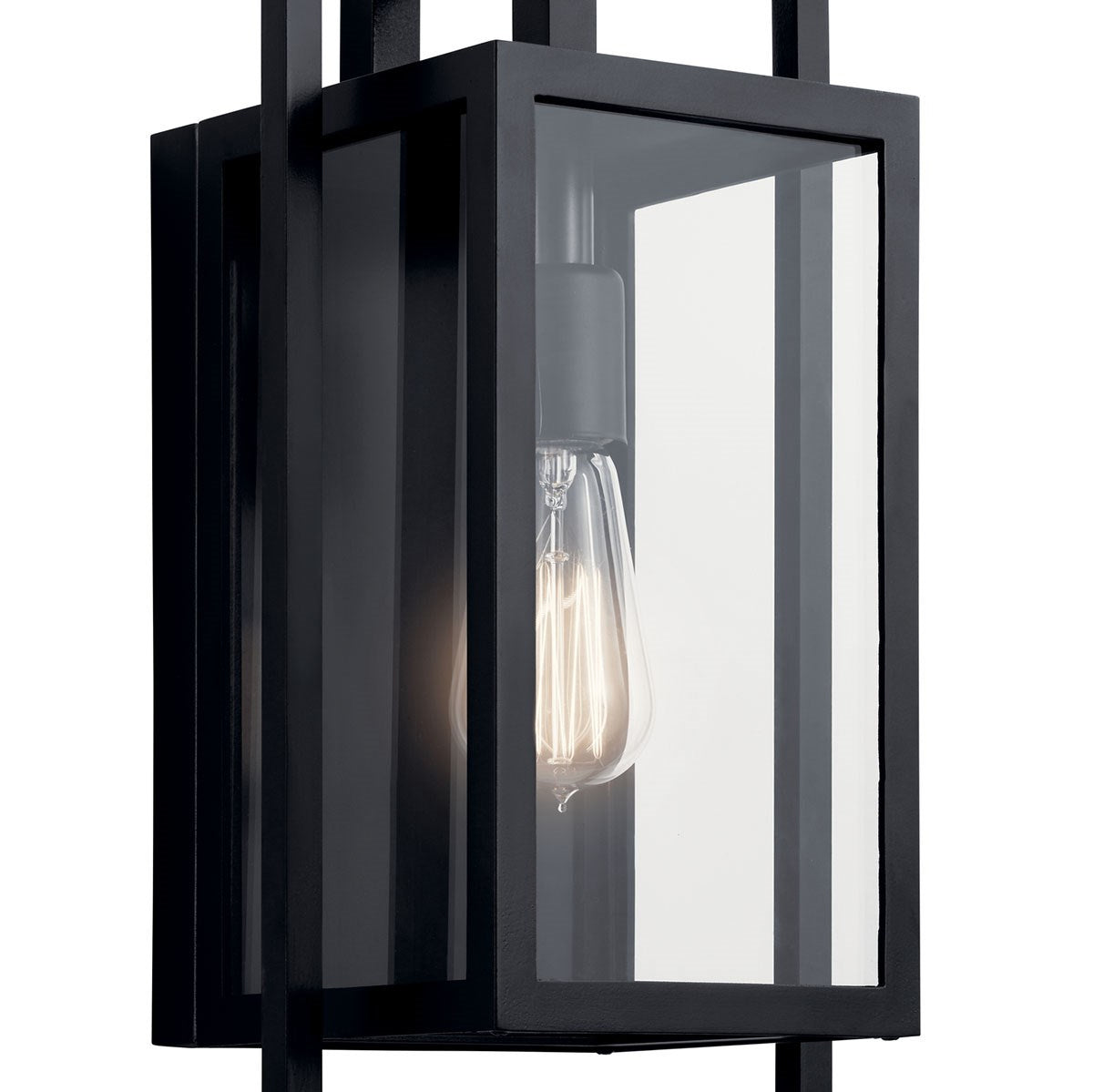 Kichler - 59086BK - One Light Outdoor Wall Mount - Goson - Black