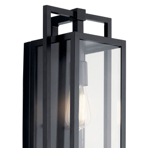 Kichler - 59087BK - One Light Outdoor Wall Mount - Goson - Black