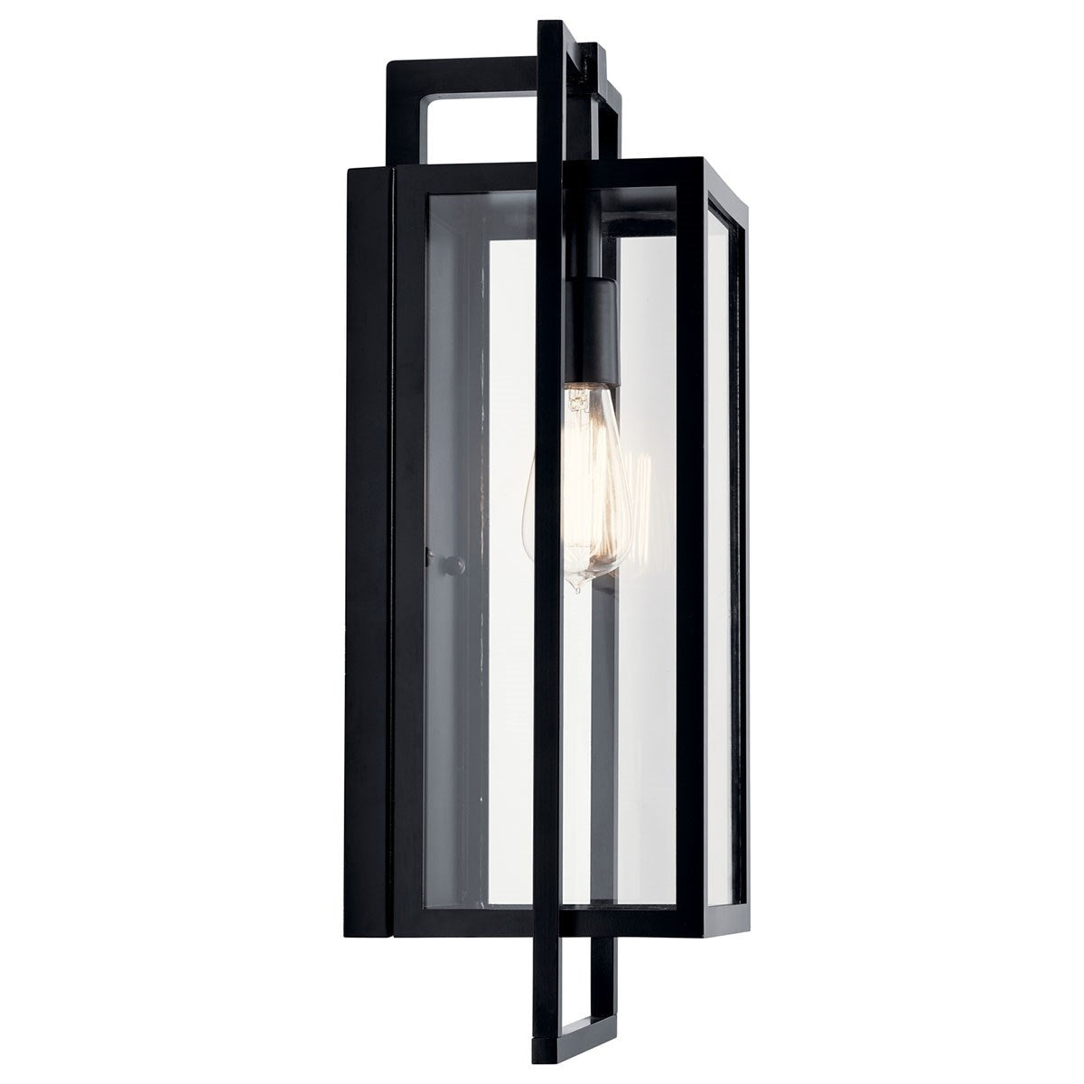 Kichler - 59087BK - One Light Outdoor Wall Mount - Goson - Black