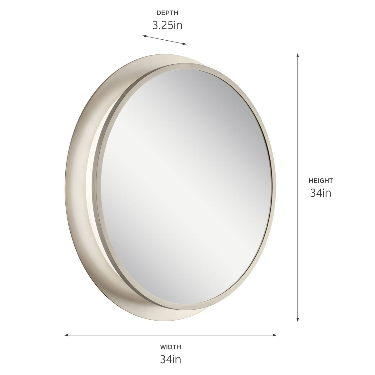 Kichler - 86004SN - LED Mirror - Chennai - Satin Nickel