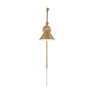 Nuvo Lighting - 60-7361 - One Light Swing Arm Wall Lamp - Delancey - Burnished Brass