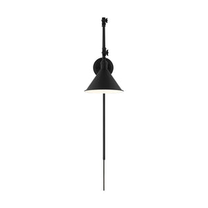 Nuvo Lighting - 60-7363 - One Light Swing Arm Wall Lamp - Delancey - Matte Black