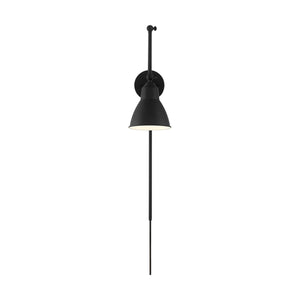 Nuvo Lighting - 60-7366 - One Light Swing Arm Wall Lamp - Fulton - Matte Black