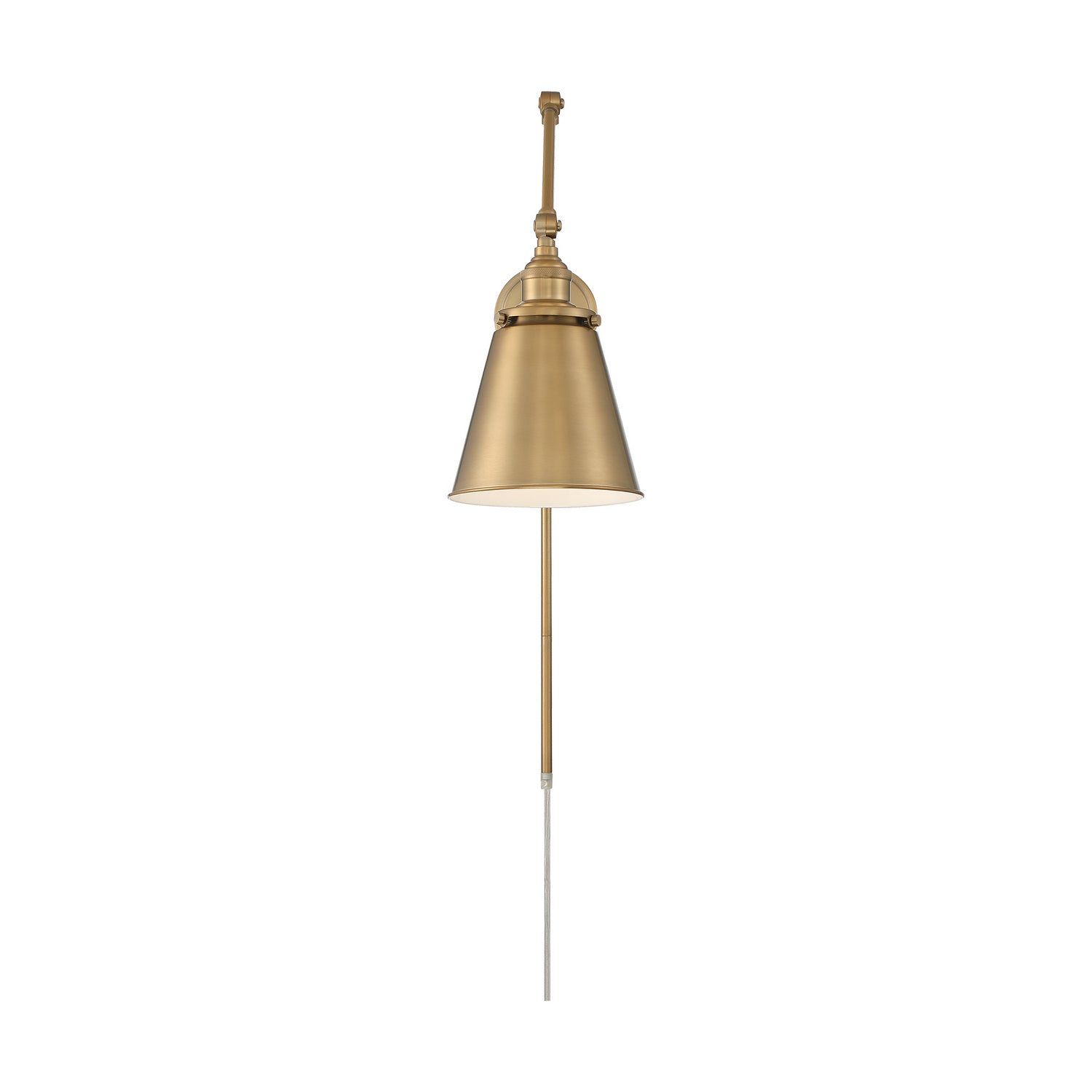 Nuvo Lighting - 60-7367 - One Light Swing Arm Wall Lamp - Bayard - Burnished Brass