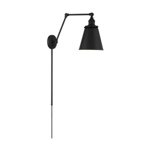 Nuvo Lighting - 60-7369 - One Light Swing Arm Wall Lamp - Bayard - Matte Black