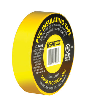 Satco - 90-1908 - Elec Tape 60 Ft. 3/4" - Yellow