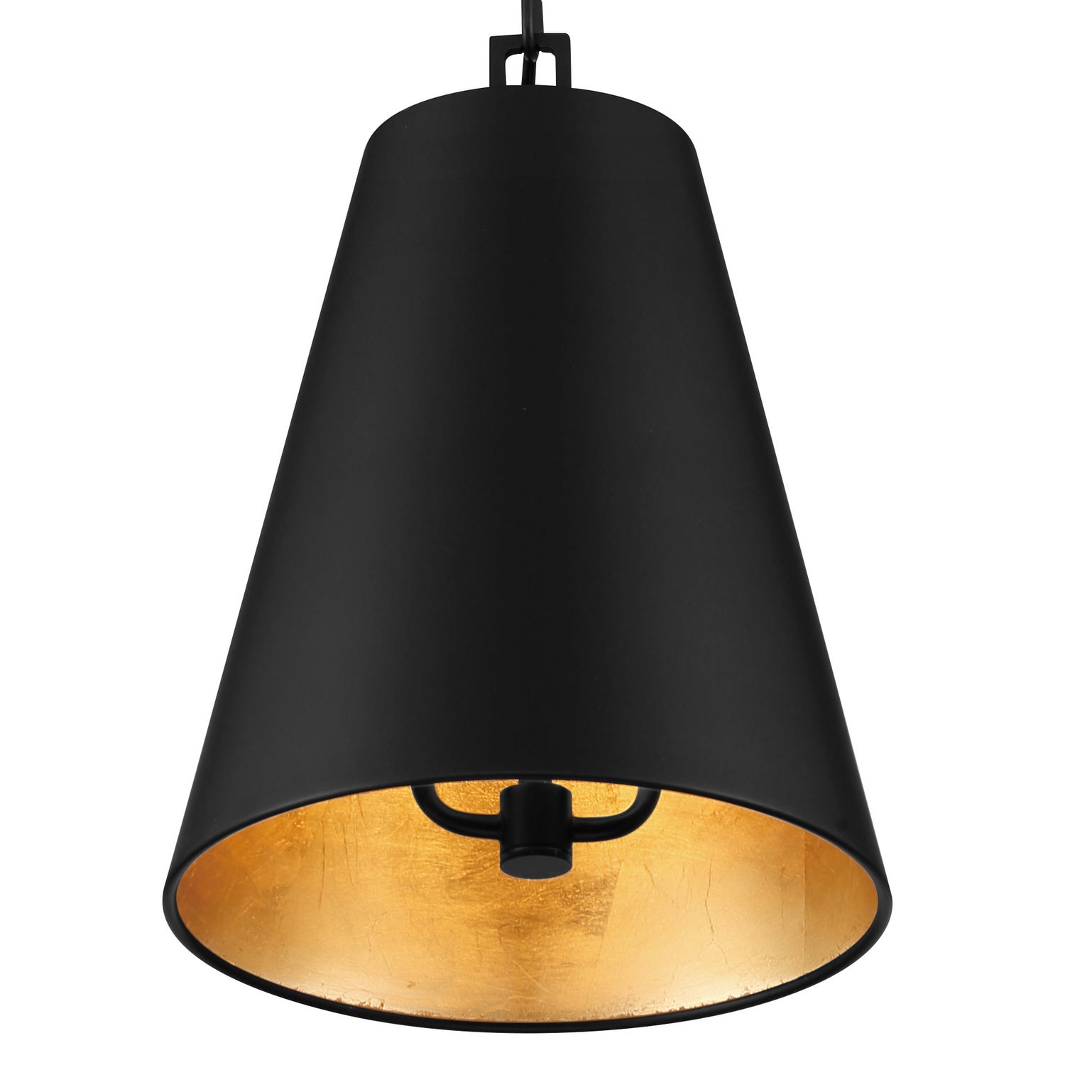 Crystorama - 8685-MK-GA - Two Light Chandelier - Alston - Matte Black / Antique Gold