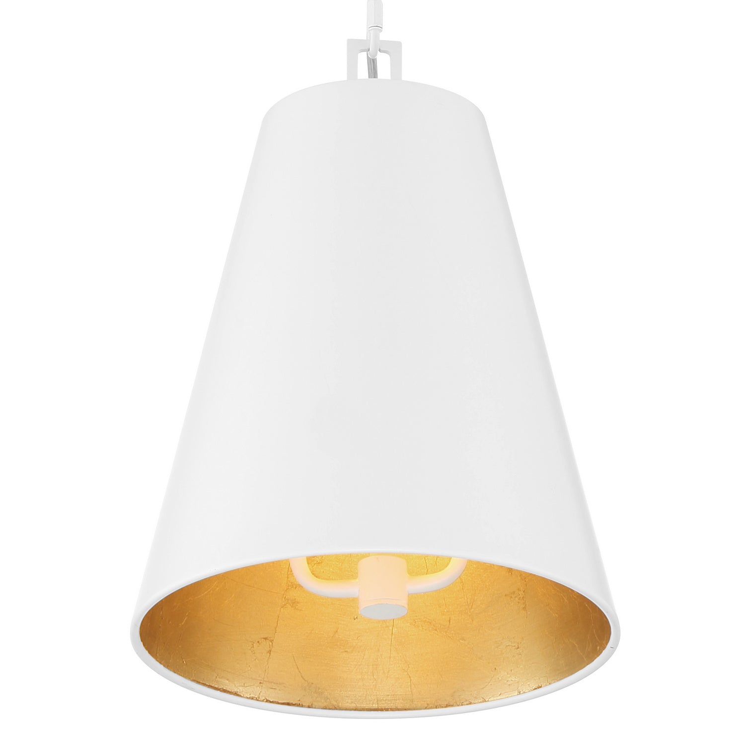 Crystorama - 8685-MT-GA - Two Light Chandelier - Alston - Matte White / Antique Gold