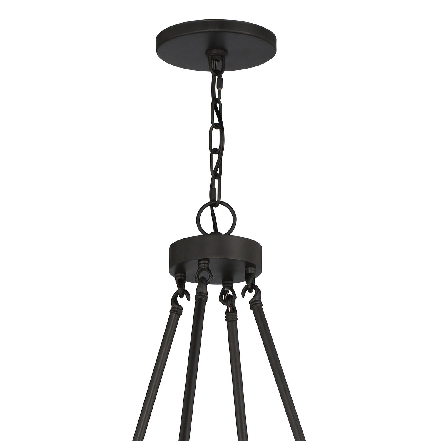 Crystorama - 9046-BK - 15 Light Chandelier - Dakota - Black