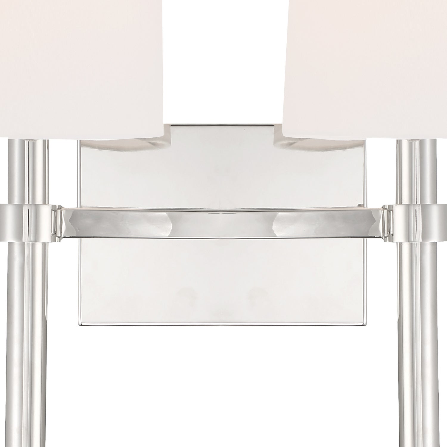 Crystorama - BRO-452-PN - Two Light Wall Sconce - Bromley - Polished Nickel