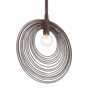 Crystorama - DOR-B7700-FB - One Light Pendant - Doral - Forged Bronze