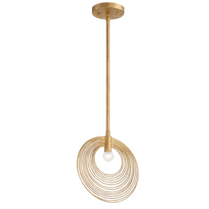 Crystorama - DOR-B7700-RG - One Light Pendant - Doral - Renaissance Gold