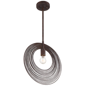 Crystorama - DOR-B7701-FB - One Light Pendant - Doral - Forged Bronze