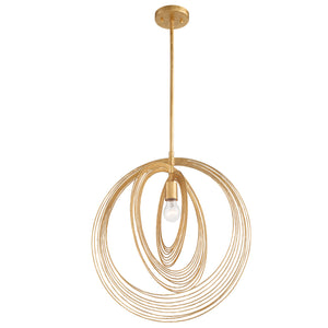 Crystorama - DOR-B7711-RG - One Light Pendant - Doral - Renaissance Gold