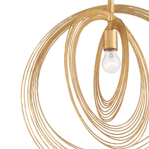 Crystorama - DOR-B7711-RG - One Light Pendant - Doral - Renaissance Gold