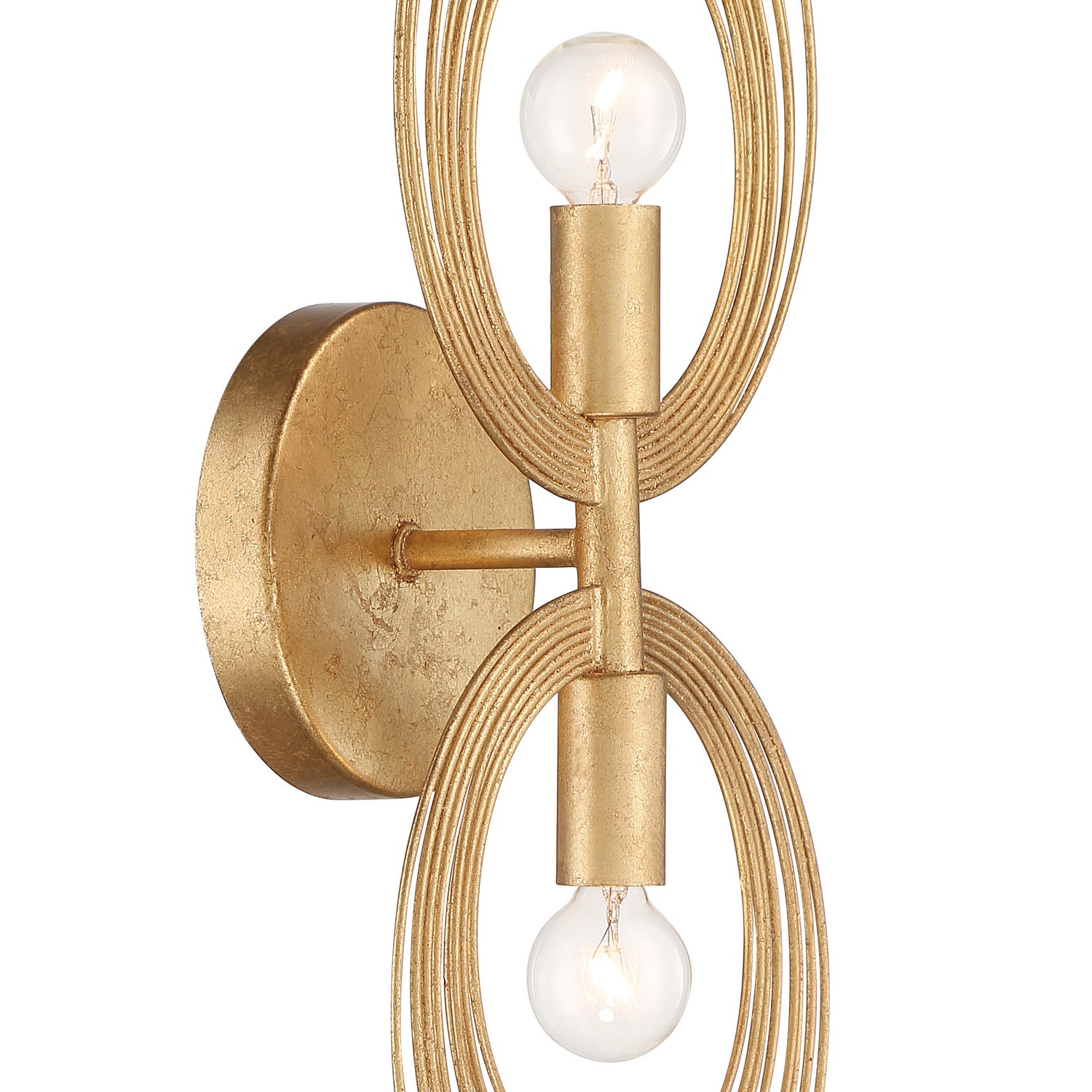 Crystorama - DOR-B7722-RG - Two Light Wall Sconce - Doral - Renaissance Gold