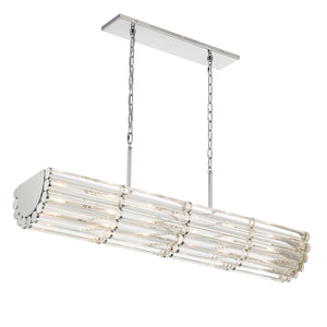 Crystorama - ELL-B3007-PN - Six Light Chandelier - Elliot - Polished Nickel