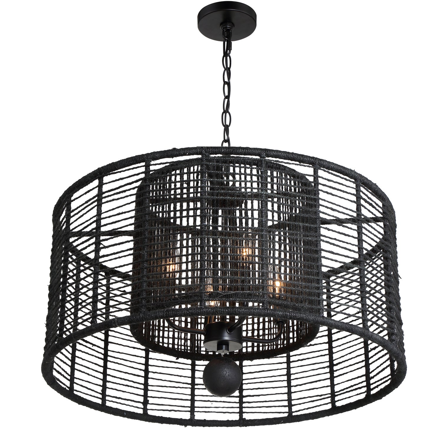 Crystorama - JAY-A5004-MK - Four Light Chandelier - Jayna - Matte Black