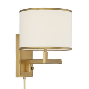 Crystorama - MAD-B4101-AG - One Light Wall Sconce - Madison - Aged Brass