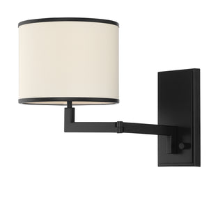 Crystorama - MAD-B4101-MK - One Light Wall Sconce - Madison - Matte Black