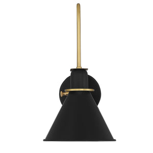 Crystorama - MED-B5501-MK - One Light Wall Sconce - Medford - Matte Black