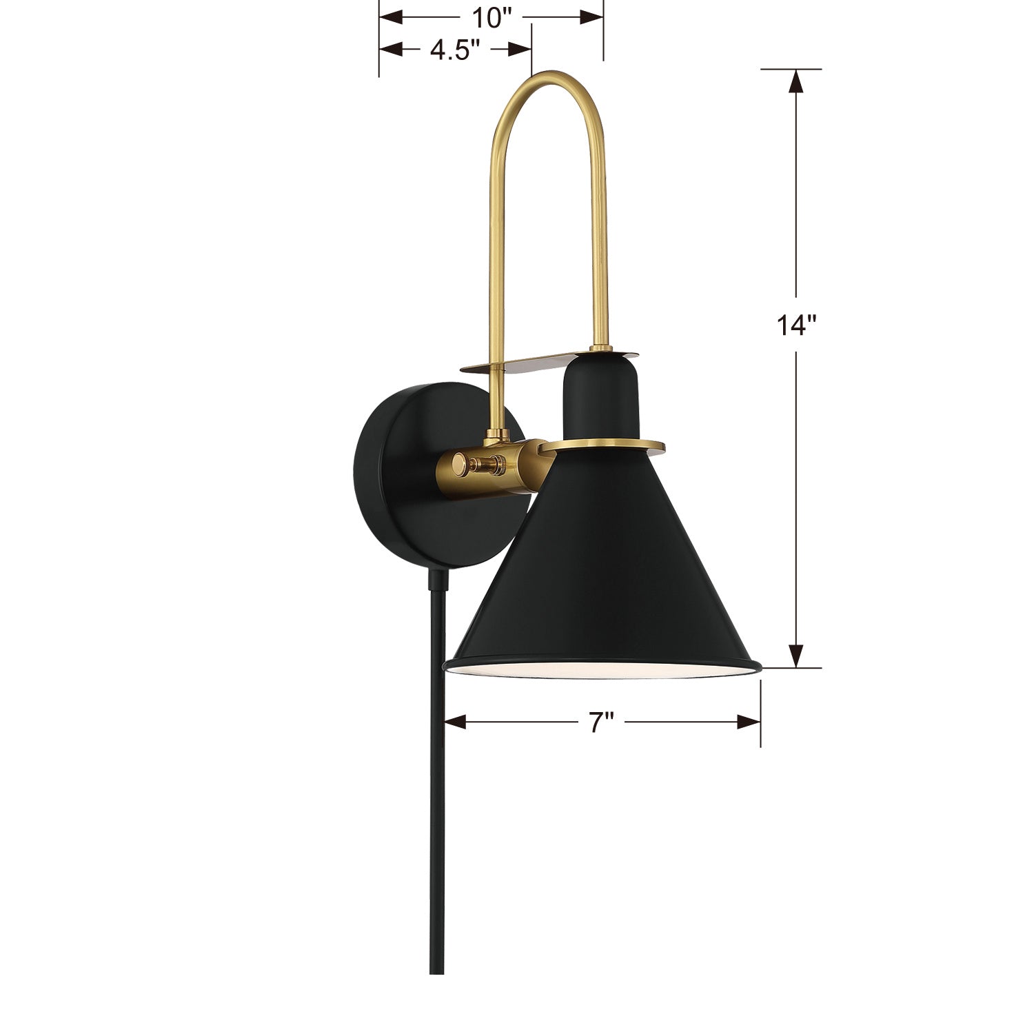 Crystorama - MED-B5501-MK - One Light Wall Sconce - Medford - Matte Black