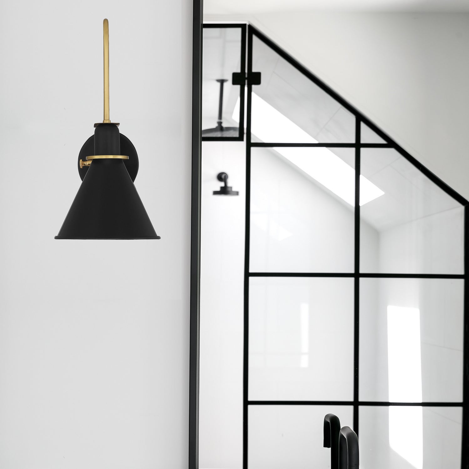 Crystorama - MED-B5501-MK - One Light Wall Sconce - Medford - Matte Black