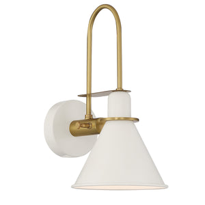 Crystorama - MED-B5501-WH - One Light Wall Sconce - Medford - White