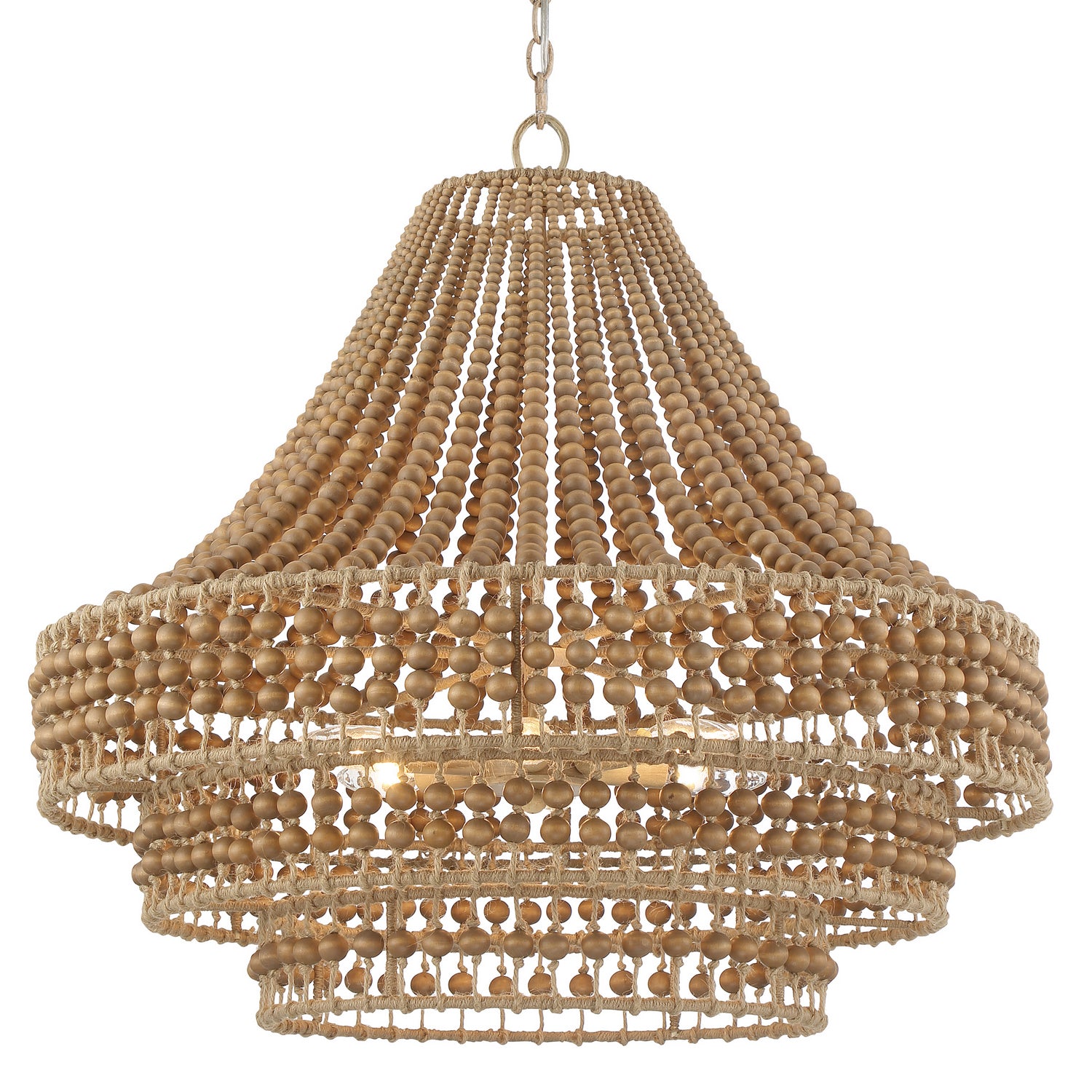 Crystorama - SIL-B6006-BS - Six Light Chandelier - Silas - Burnished Silver