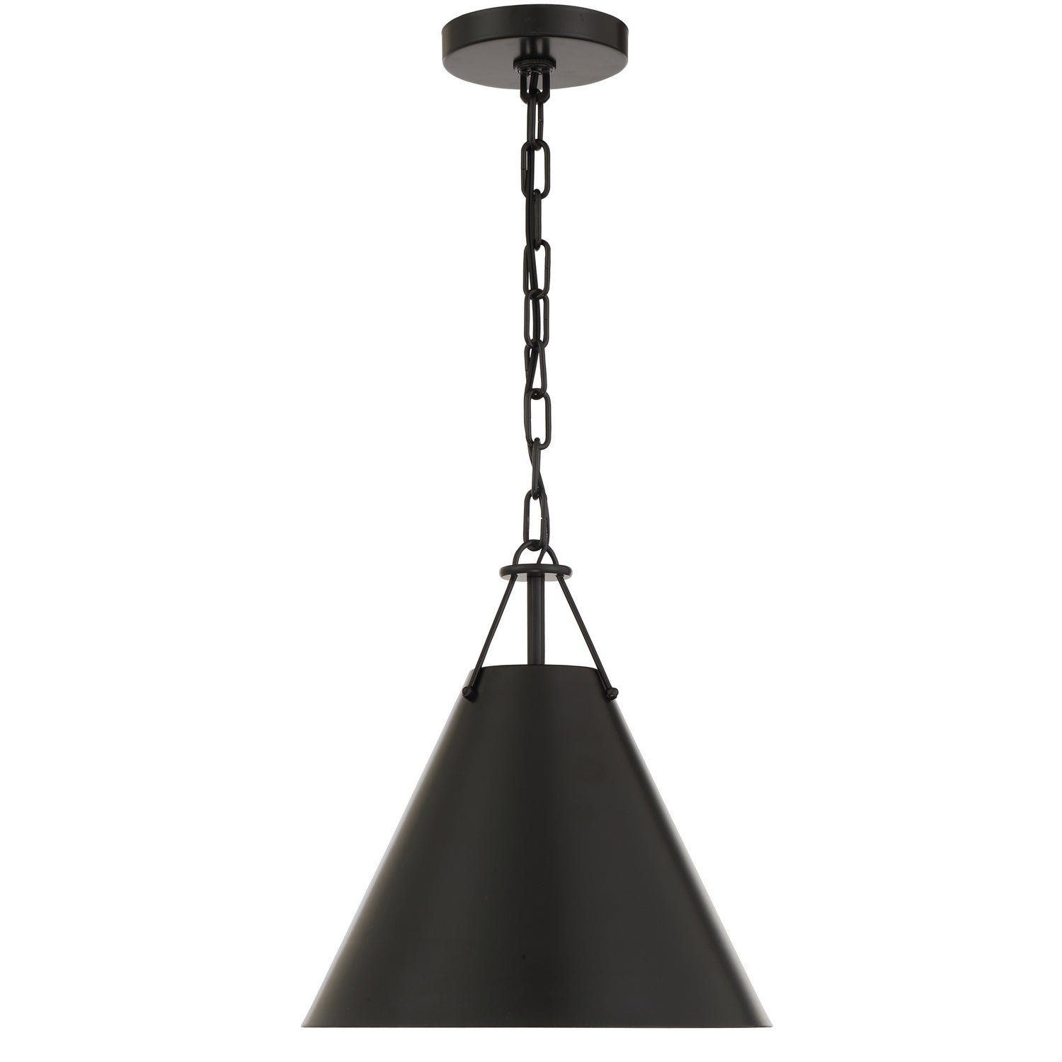 Crystorama - XAV-B8301-MK - One Light Pendant - Xavier - Matte Black