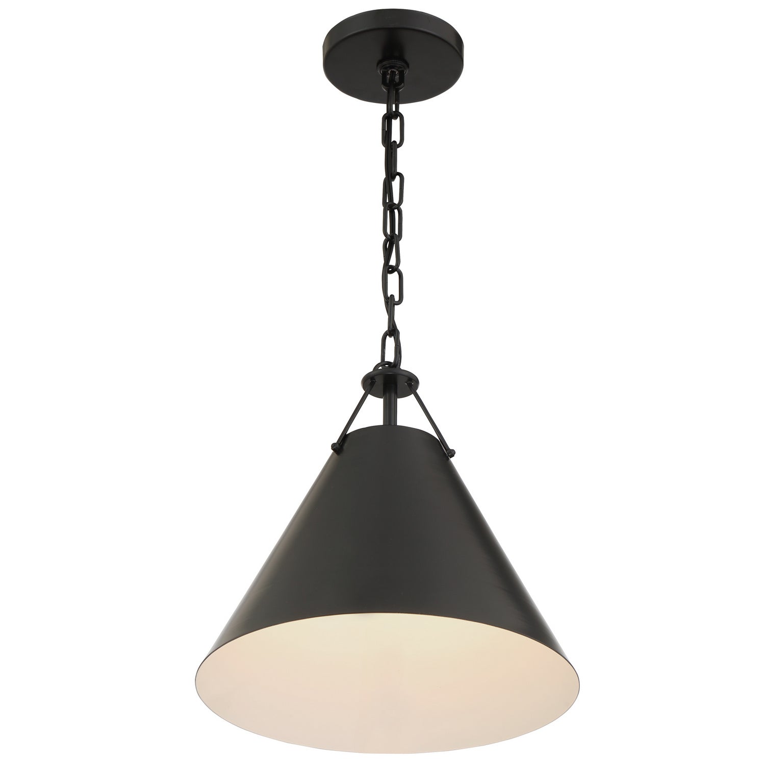 Crystorama - XAV-B8301-MK - One Light Pendant - Xavier - Matte Black