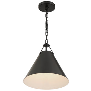 Crystorama - XAV-B8301-MK - One Light Pendant - Xavier - Matte Black