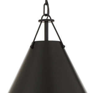 Crystorama - XAV-B8301-MK - One Light Pendant - Xavier - Matte Black