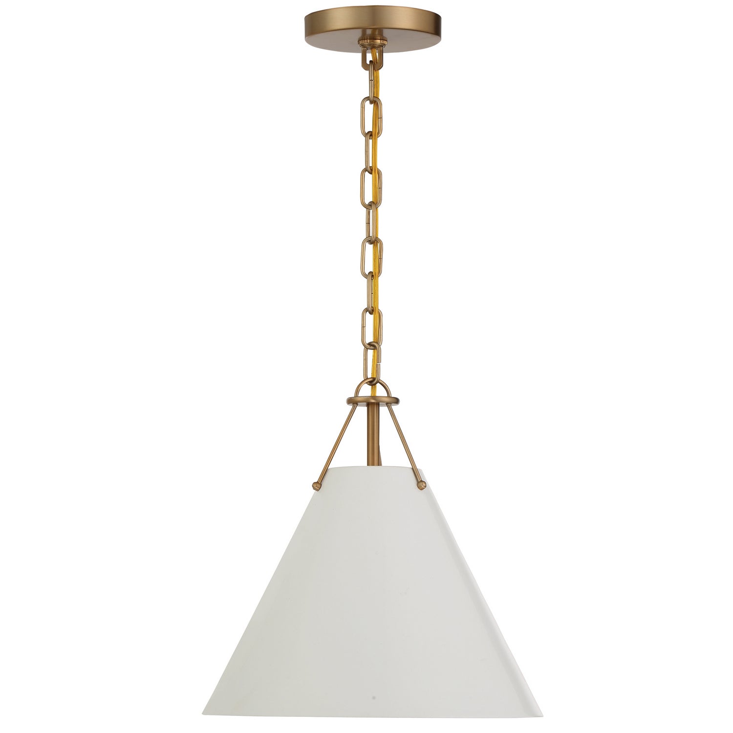 Crystorama - XAV-B8301-VG - One Light Pendant - Xavier - Vibrant Gold