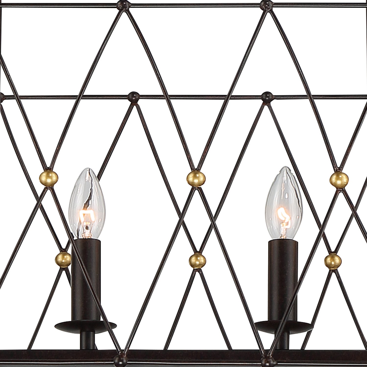 Crystorama - ZUC-A9037-EB-GA - Six Light Chandelier - Zucca - English Bronze / Antique Gold