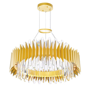 CWI Lighting - 1247P28-18-602 - 18 Light Chandelier - Cityscape - Satin Gold