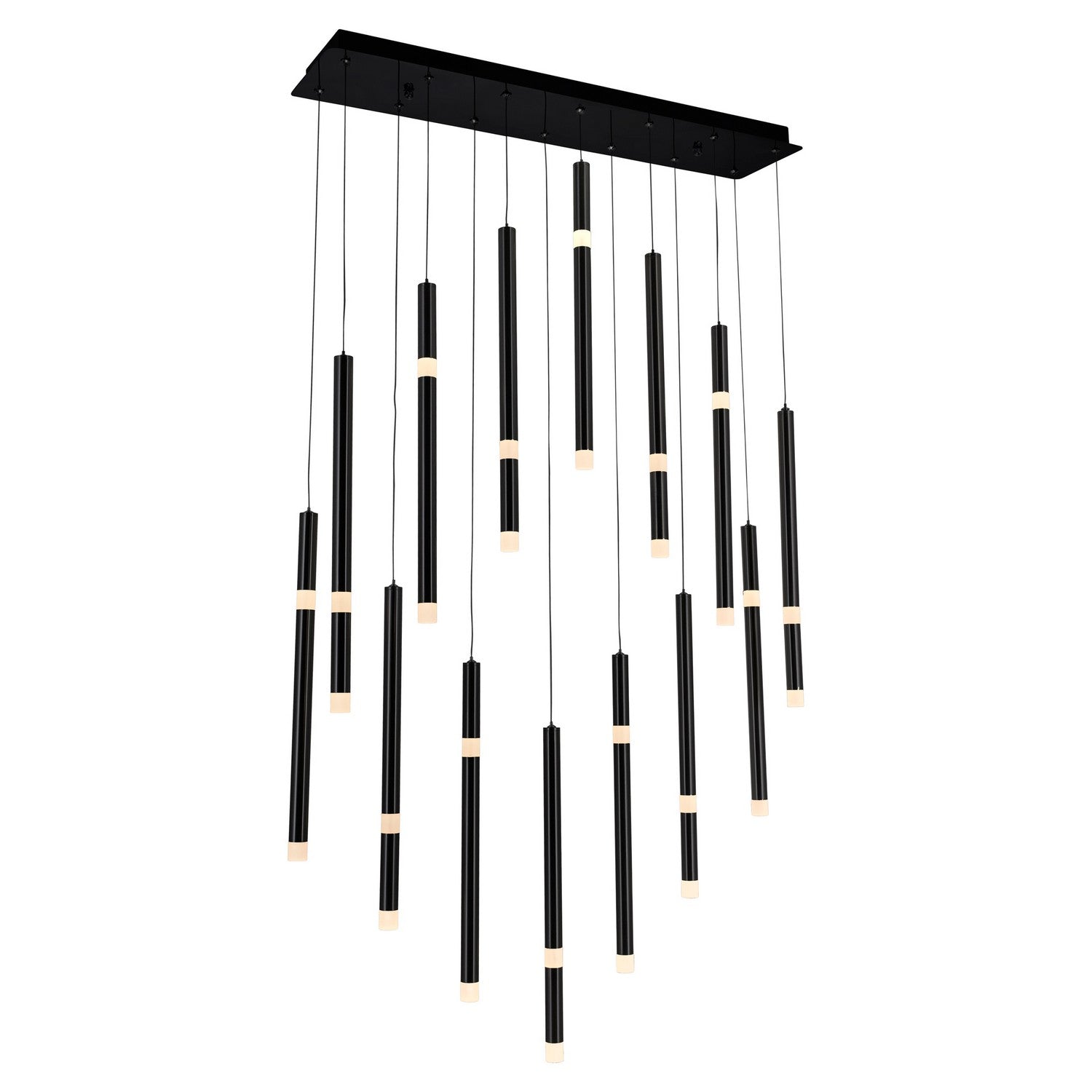 CWI Lighting - 1262P32-14-101 - LED Chandelier - Flute - Black