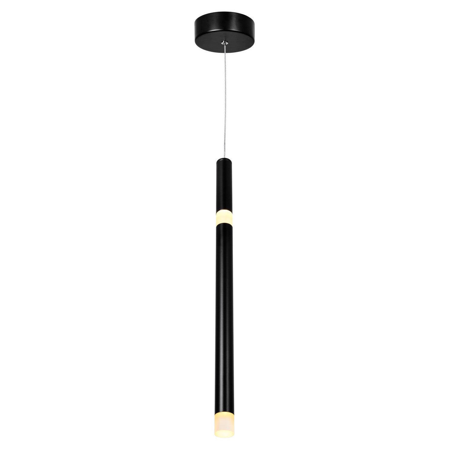 CWI Lighting - 1262P5-1-101 - LED Pendant - Flute - Black