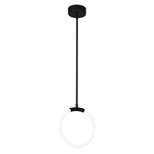 CWI Lighting - 1273P10-1-101 - LED Pendant - Hoops - Black