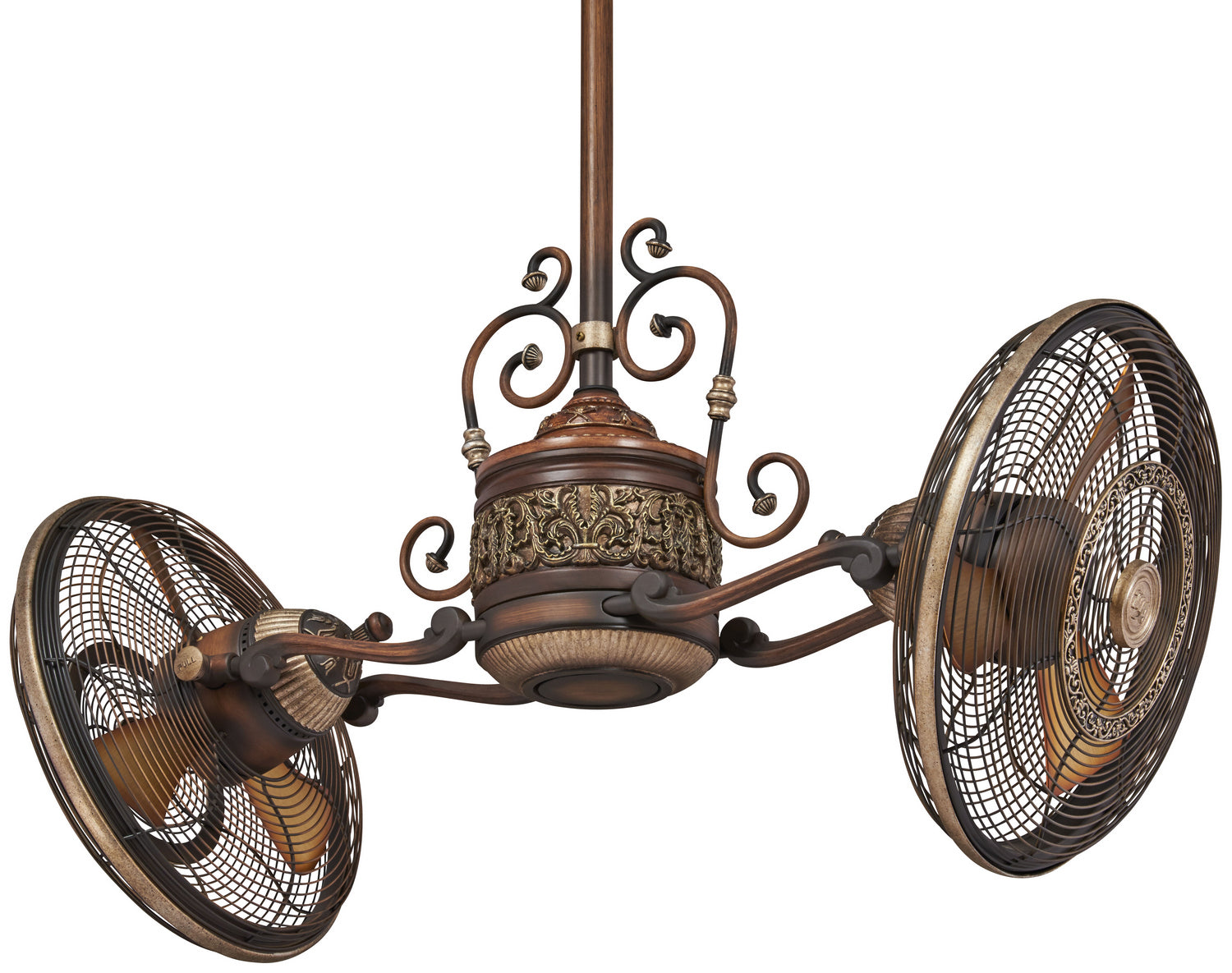 Minka Aire - F502L-BCW - 42"Performance Fan - Traditional Gryo Led - Belcaro Walnut