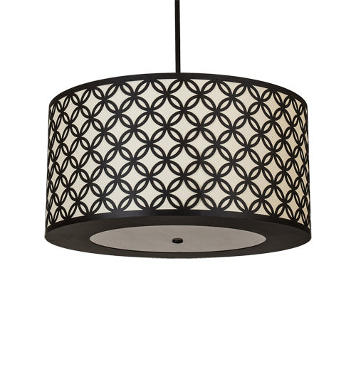 Meyda Tiffany - 234348 - Three Light Pendant - Dekko - Oil Rubbed Bronze